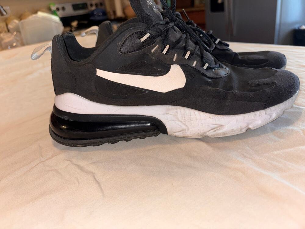 Nike Air Max 270 React Black White Men’s Size 10 AO4971-004
